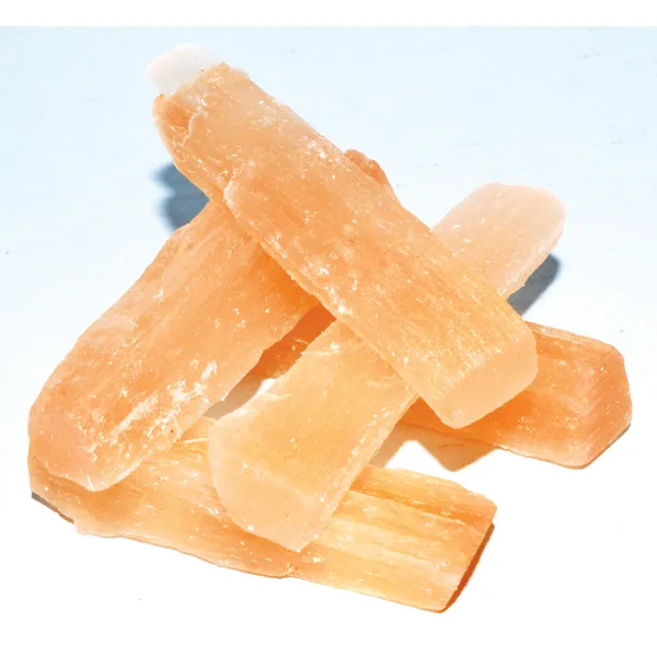 (set of 5) 3" Orange Selenite mini sticks