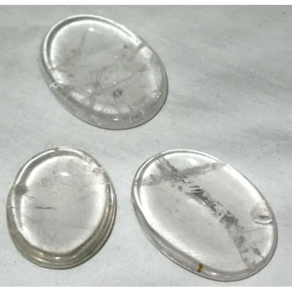 Quartz worry stone
