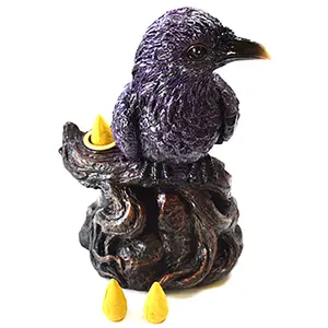 6 1/2" Raven backflow incense burner