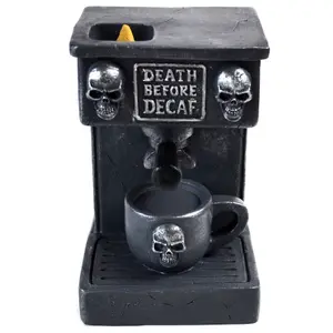 5" Espresso Coffee maker backflow incense burner