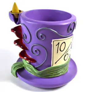 4 3/4"Mad Hatter backflow incense burner