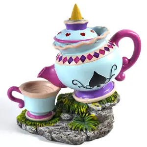 5" Alice Tea Pot backflow incense burner
