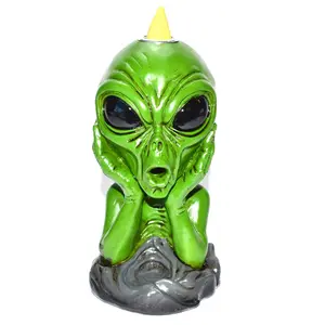 6" Alien backflow incense burner