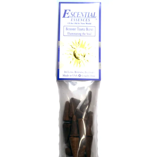 16/pk Buddhist escential essences incense cones