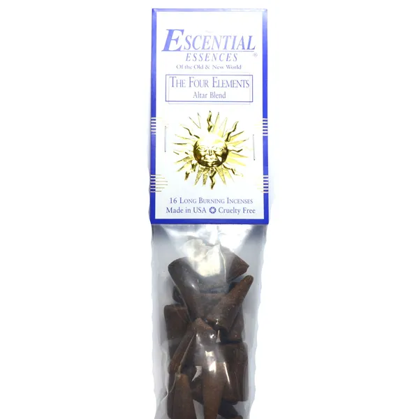 16/pk Four Elements escential essences incense cones