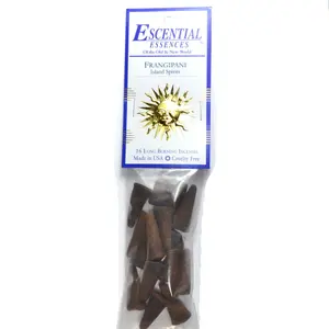16/pk Frangipani escential essences incense cones