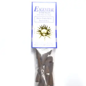 16/pk Mayan Temple escential essences incense cones