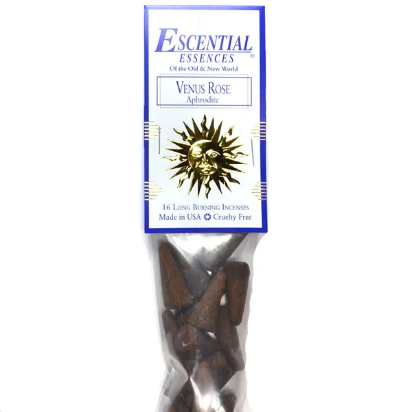 16/pk Venus Rose escential essences incense cones