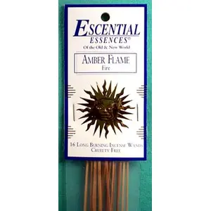 16/pk Amber Flame escential essences incense sticks