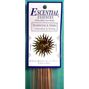 16/pk Frankincense & Myrrh Escential essences incense sticks