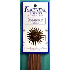 16/pk Sandalwood escential essences incense sticks