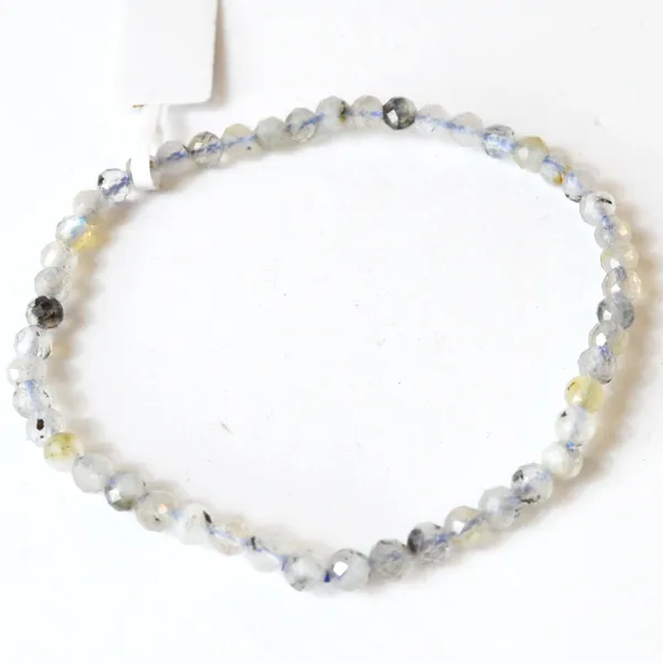 4mm Labradorite faceted