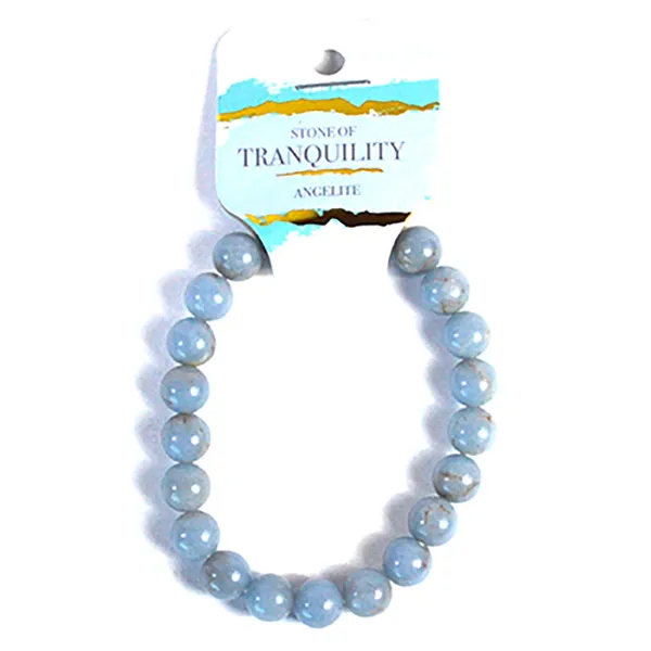 8mm Angelite bracelet