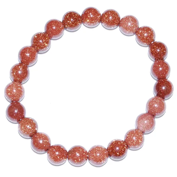 8mm Goldstone bracelet