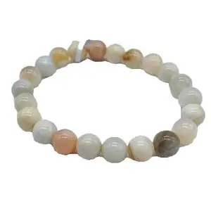 8mm Moonstone, Multi bracelet