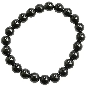 8mm Hematite (man-made) bracelet
