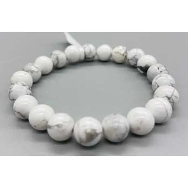 8mm Howlite bracelet