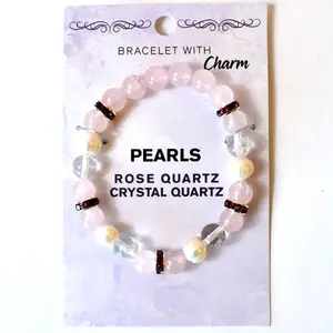 8mm Rose Quartz/ Quartz