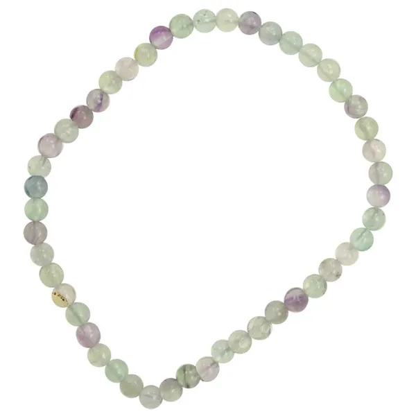 4mm Fluorite stretch bracelet
