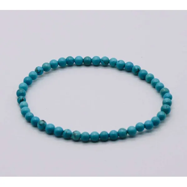 4mm Turquoise stretch bracelet