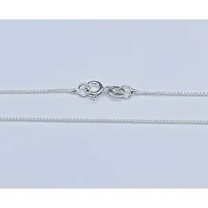 24" Sterling Curb chain