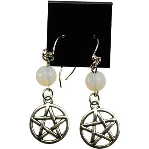Opalite Pentagram earrings