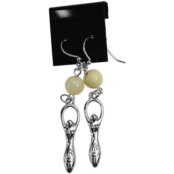 Moonstone Goddess earrings