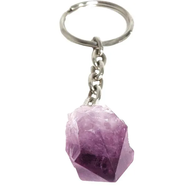 Amethyst keychain