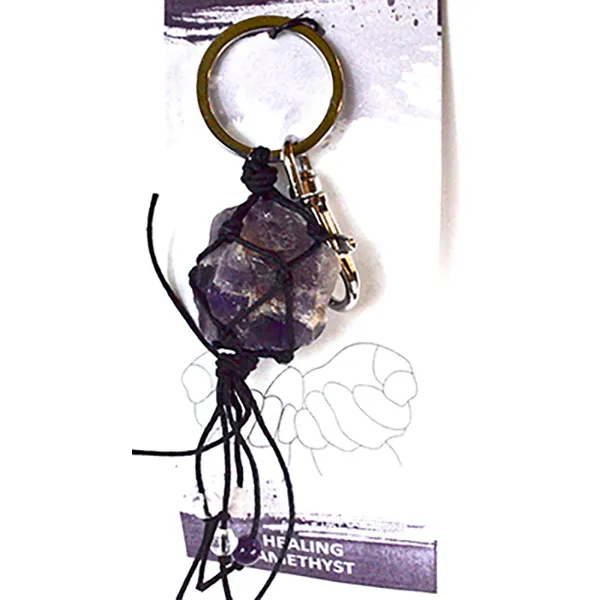 Healing/ Amethyst keychain