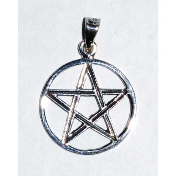 3/4" Pentagram sterling
