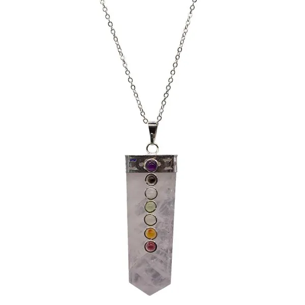 Rose Quartz Chakra necklace