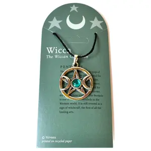 Pentagram & Moons pewter