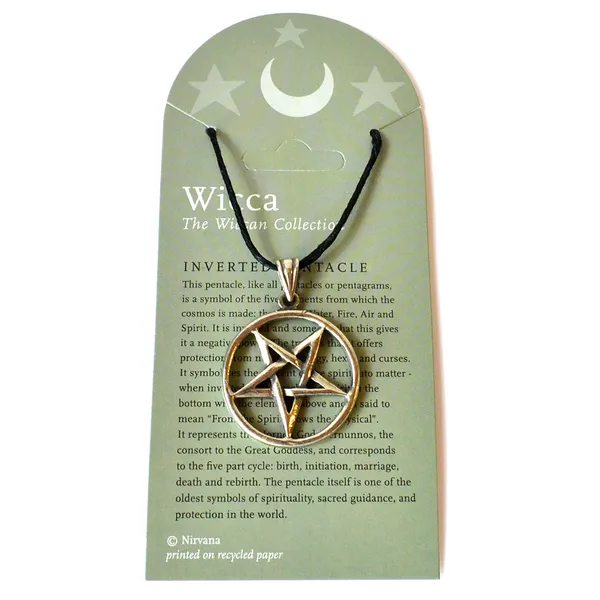 Pentagram Inverted pewter