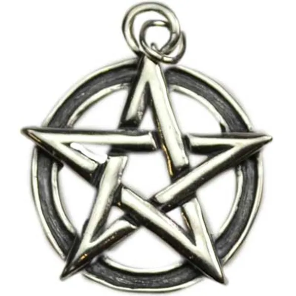 Pentacle pendant sterling