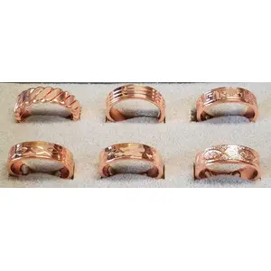 Copper Magnetic adjustable ring