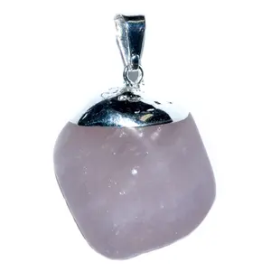 Rose Quartz tumbled pendant