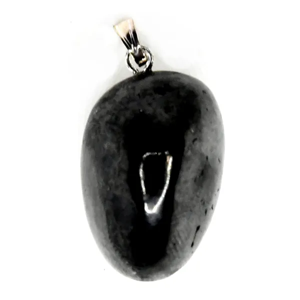 Shungite tumbled pendant