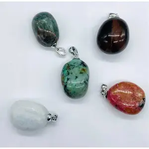 ~3/4" Stone various pendant