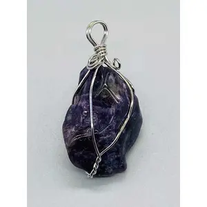 Amethyst wire wrapped