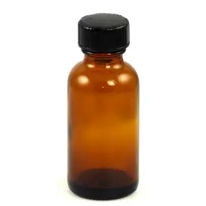 1oz Amber Bottle with Cap