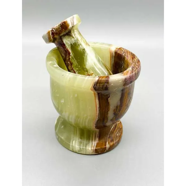 2 1/2" Onyx mortar and pestle set