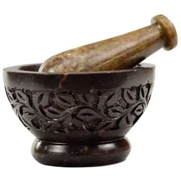 Flower mortar & pestle set