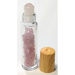 Rose quartz in roller bottle 10ml