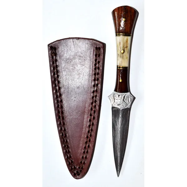 7" Baby Stag Damascus athame