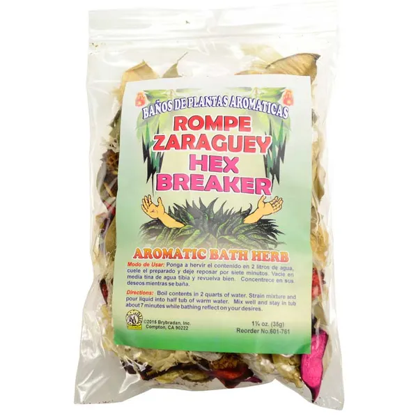 1 1/4oz Hex Breaker (Rompe Zaraguey) aromatic bath herb
