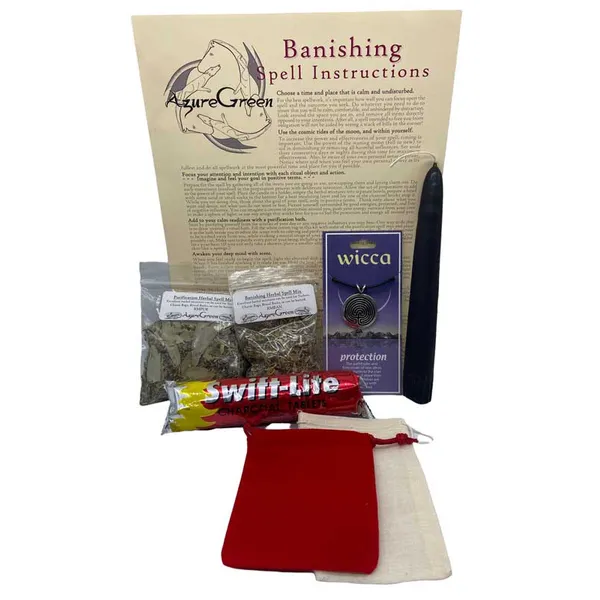 Banishing boxed ritual kit