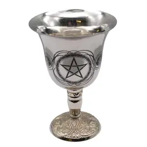 4 3/4" Pentagram chalice stainless steel