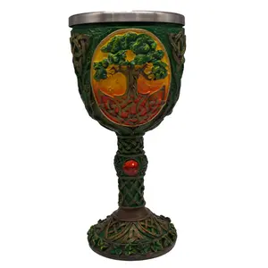 Tree of Life chalice 7 1/4"
