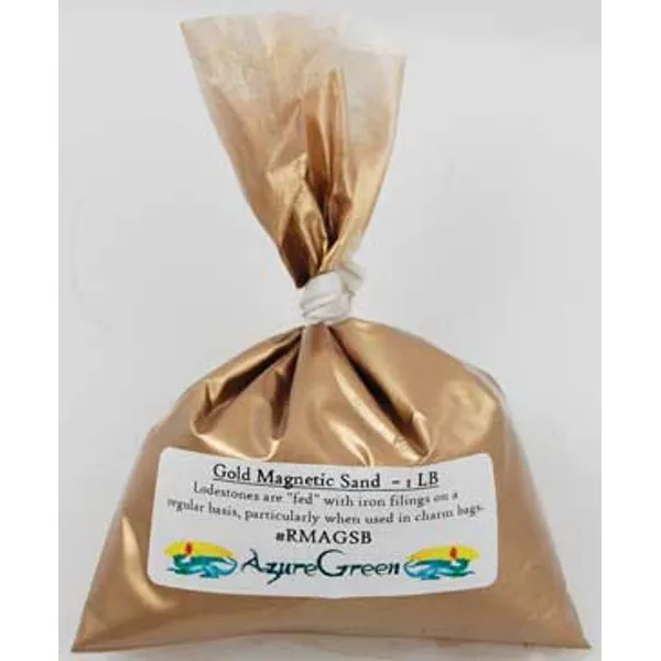 1 Lb Gold Magnetic Sand (Lodestone Food)