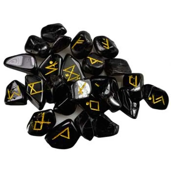Black Tourmaline rune set